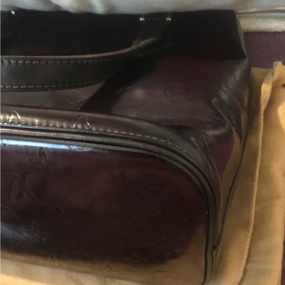 Authentic Louis Vuitton Patent Leather Bag- TH1908 & Authentic Long Wallet Set - Picture 6 of 16